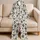 Western Bull Skulls And Cacti For Cozy Desert Nights And Relaxed Lounging Satin Pajamas Set - 5