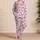 Pink Footballs, Bows and Hearts for Cozy Game Day Lounging and Football Fans Satin Pajamas Set - 4
