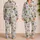 Pastoral Bunny and Bow-Tied Easter Eggs for a Sweet Springtime Gift for Her Satin Pajamas Set - 2