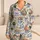 Pastoral Bunny and Bow-Tied Easter Eggs for a Sweet Springtime Gift for Her Satin Pajamas Set - 1