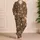 Leopard Spots, Blue Stars and Teddy Bears for Cozy Weekend Lounging and Relaxation Satin Pajamas Set - 4