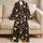 Halloween Skull Bat Pumpkin Motifs for Spooky Season Cozy Nights and October Satin Pajamas Set - 5