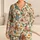 Vintage Storybook Girls, Shaggy Dogs and Wildflowers for Cozy Cottage Evenings Satin Pajamas Set - 1