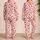 Scattered Red Hearts for Sweet Valentine Mornings and Cozy Romantic Nights for Her Satin Pajamas Set - 2