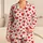 Scattered Red Hearts for Sweet Valentine Mornings and Cozy Romantic Nights for Her Satin Pajamas Set - 1
