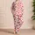 Scattered Red Hearts for Sweet Valentine Mornings and Cozy Romantic Nights for Her Satin Pajamas Set - 4