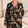 Leopard Motifs for Relaxed Evenings and Cozy Weekend Lounging Satin Pajamas Set - 1