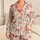 Red Ribbon Bows and Pink Blossoms for Cozy Spring Mornings and a Sweet Gift for Her Satin Pajamas Set - 1