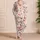 Red Ribbon Bows and Pink Blossoms for Cozy Spring Mornings and a Sweet Gift for Her Satin Pajamas Set - 4