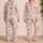 Red Ribbon Bows and Pink Blossoms for Cozy Spring Mornings and a Sweet Gift for Her Satin Pajamas Set - 2
