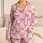 Pink Ribbon Bows for Romantic Getaways and Cozy Evenings at Home, A Sweet Gift for Her Satin Pajamas Set - 1