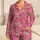 Pink Cowboy Boots, Cacti and Hats for Cozy Western Nights and Sweet Ranch-Inspired Style Satin Pajamas Set - 1