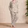 Champagne Polka Dots with Blush Accents for Playful Summer Lounging and Relaxation Satin Pajamas Set - 4