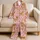 Golden Retriever Companions for Cozy Evenings and Relaxed Home Lounging Satin Pajamas Set - 5