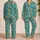 Spotted Wildcats and Garden Blooms for Cheerful Summer Lounging at Home Satin Pajamas Set - 2