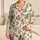 Tiny Rosebud Blooms for Soft Summer Mornings and Cozy Slow Living Gifts for Her Satin Pajamas Set - 1