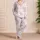 Pink Heart And Star Motifs For Cozy Valentine's Day Lounging And Sweet Gift Giving All Year Satin Pajamas Set - 4
