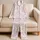 Pink Heart And Star Motifs For Cozy Valentine's Day Lounging And Sweet Gift Giving All Year Satin Pajamas Set - 5