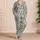 Vintage Paisley and Botanical Motifs for Relaxed Weekend Lounging and Cozy Evenings Satin Pajamas Set - 4