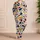 Abstract Colorful Confetti Shapes for Relaxed Weekend Lounging and Cozy Gift Giving Satin Pajamas Set - 4