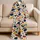 Abstract Colorful Confetti Shapes for Relaxed Weekend Lounging and Cozy Gift Giving Satin Pajamas Set - 5