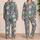Ivory Daisy And Coral Flower Blooms For Fresh Everyday Relaxation Satin Pajamas Set - 2