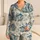 Blue Marine Life and Seashells for Relaxing Coastal Vacation Days by the Sea Satin Pajamas Set - 1