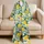 Lemonade Lemons And Teal Leaves For Sunny Coastal Getaways And Summer Days Satin Pajamas Set - 5