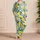 Lemonade Lemons And Teal Leaves For Sunny Coastal Getaways And Summer Days Satin Pajamas Set - 4