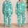 Cheerful Daisy Blooms for Bright Spring Mornings and Relaxed Everyday Style Satin Pajamas Set - 2