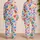 Colorful Hearts for Cozy Valentine Lounging and Sweet Everyday Moments Satin Pajamas Set - 2