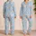 Starfish And Seashells For Relaxed Coastal Days By The Shore Or At Home Satin Pajamas Set - 2
