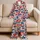 Red White and Blue Stars and Hearts for Festive Summer Lounging and Holiday Gifting Satin Pajamas Set - 5