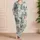 Marine Life and Seashells for Relaxed Summer Getaways and Coastal Living for Women Satin Pajamas Set - 4