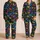 Colorful Butterfly and Confetti Motifs for Cheerful Relaxing Evenings at Home Satin Pajamas Set - 2