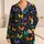 Colorful Butterfly and Confetti Motifs for Cheerful Relaxing Evenings at Home Satin Pajamas Set - 1