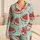 Watermelon Wedges and Pink Petals for Fresh Summer Lounging and Beach Days Satin Pajamas Set - 1