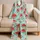 Watermelon Wedges and Pink Petals for Fresh Summer Lounging and Beach Days Satin Pajamas Set - 5