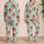 Watermelon Wedges and Pink Petals for Fresh Summer Lounging and Beach Days Satin Pajamas Set - 2