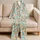 Watercolor Clownfish And Sea Jelly Ocean Life For Relaxing Coastal Evenings Satin Pajamas Set - 5