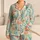 Watercolor Clownfish And Sea Jelly Ocean Life For Relaxing Coastal Evenings Satin Pajamas Set - 1