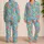 Colorful Quilted Patchwork Squares for Cozy Weekends and Relaxed Home Style Satin Pajamas Set - 2