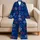Red White And Blue Star Motif For Relaxed Evenings And Festive Weekends Satin Pajamas Set - 5