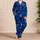 Red White And Blue Star Motif For Relaxed Evenings And Festive Weekends Satin Pajamas Set - 4