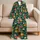Pineapple Hibiscus Tropical Leaves for Sunny Beach Escapes and Island Getaways All Year Satin Pajamas Set - 5