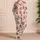 Cute Brown Bears With Pink Hearts for Cozy Everyday Lounging and Sweet Gift Giving Satin Pajamas Set - 4