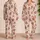 Cute Brown Bears With Pink Hearts for Cozy Everyday Lounging and Sweet Gift Giving Satin Pajamas Set - 2