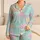 Pastel Candy Sprinkles for Sweet Spring Lounging and Cheerful Everyday Comfort Style Satin Pajamas Set - 1