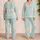 Pastel Candy Sprinkles for Sweet Spring Lounging and Cheerful Everyday Comfort Style Satin Pajamas Set - 2