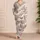 Watercolor Rose And Sage Floral Blooms For Relaxed Cozy Evenings At Home Satin Pajamas Set - 4